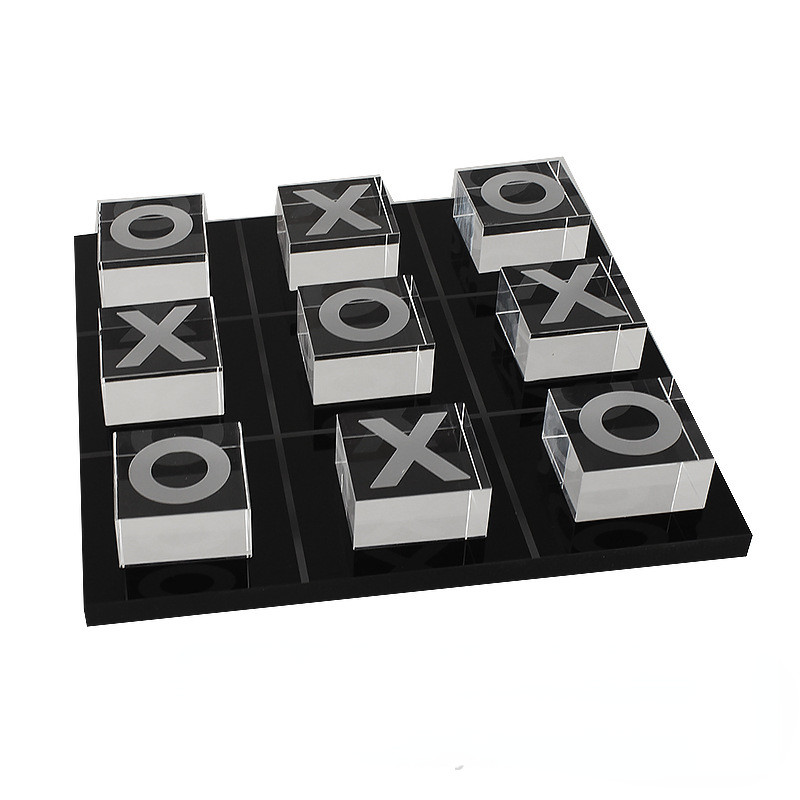 Luxury Functional Acrylic Game Set Colorful Plexiglass Chess Board Customized Size