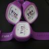 Buy cheap Purple Colour Silicone Rubber Jelly Band Watch 3ATM Water Resistant , White Face from wholesalers