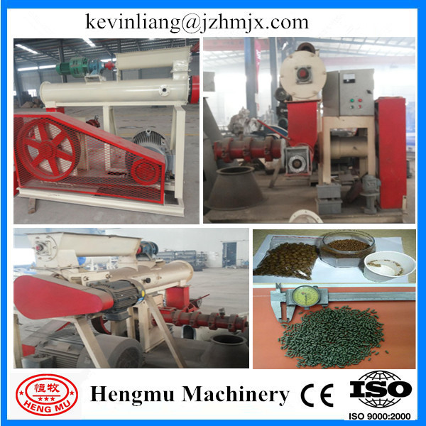 Hengmu a well-known brand floating fish food pellet production line with CE