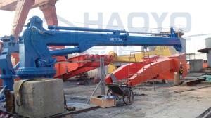 China Shipyard and Cargo Ship Telescopic Boom Length of Cranes marine cranes for sale wholesale