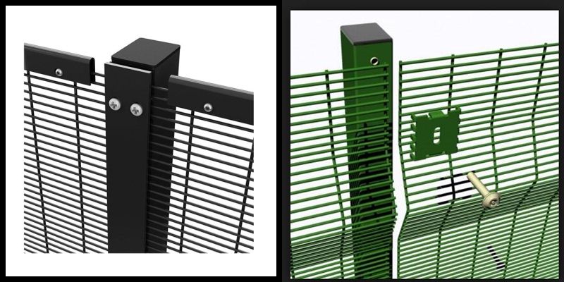 High Security Fence galvanized 358 Fence welded wire mesh panel fencing
