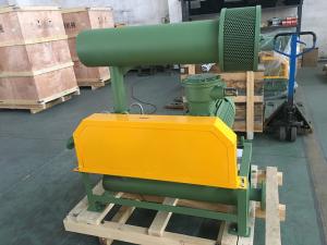 China 10-50 Kpa Army Green BK6015 Three Lobe Roots Blower For Waste Water Treatment wholesale