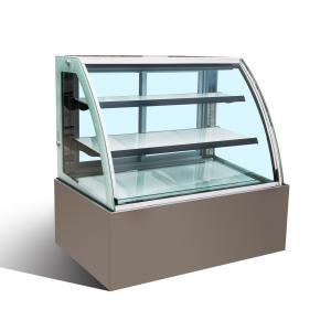 China Refrigerated glass door cake display case for bakery with CE/ETL wholesale