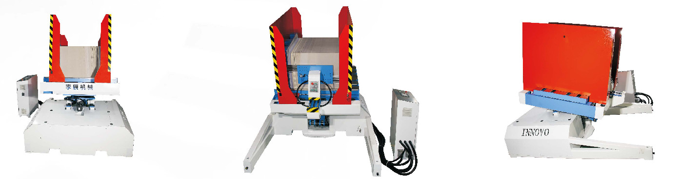 4 Nozzles Automatic Pile Turner Machine 1100x1450mm Paper Stacker Machine