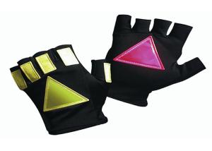 China OEM / ODM Traffic Safety Gloves Fingerless Reflective Tape CE Approved wholesale