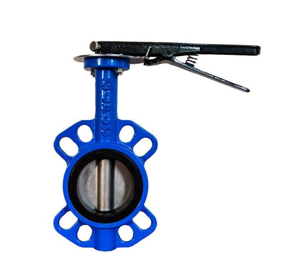 Lever Ductile Iron Butterfly Valve Double Flanged API 598/EN 12266-1 Test