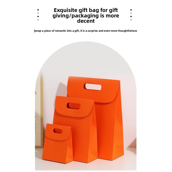 Custom Foldable Kraft Paper Gift Box Jelly Cookie Suger Food Packaging Gift Kraft Box With Handle