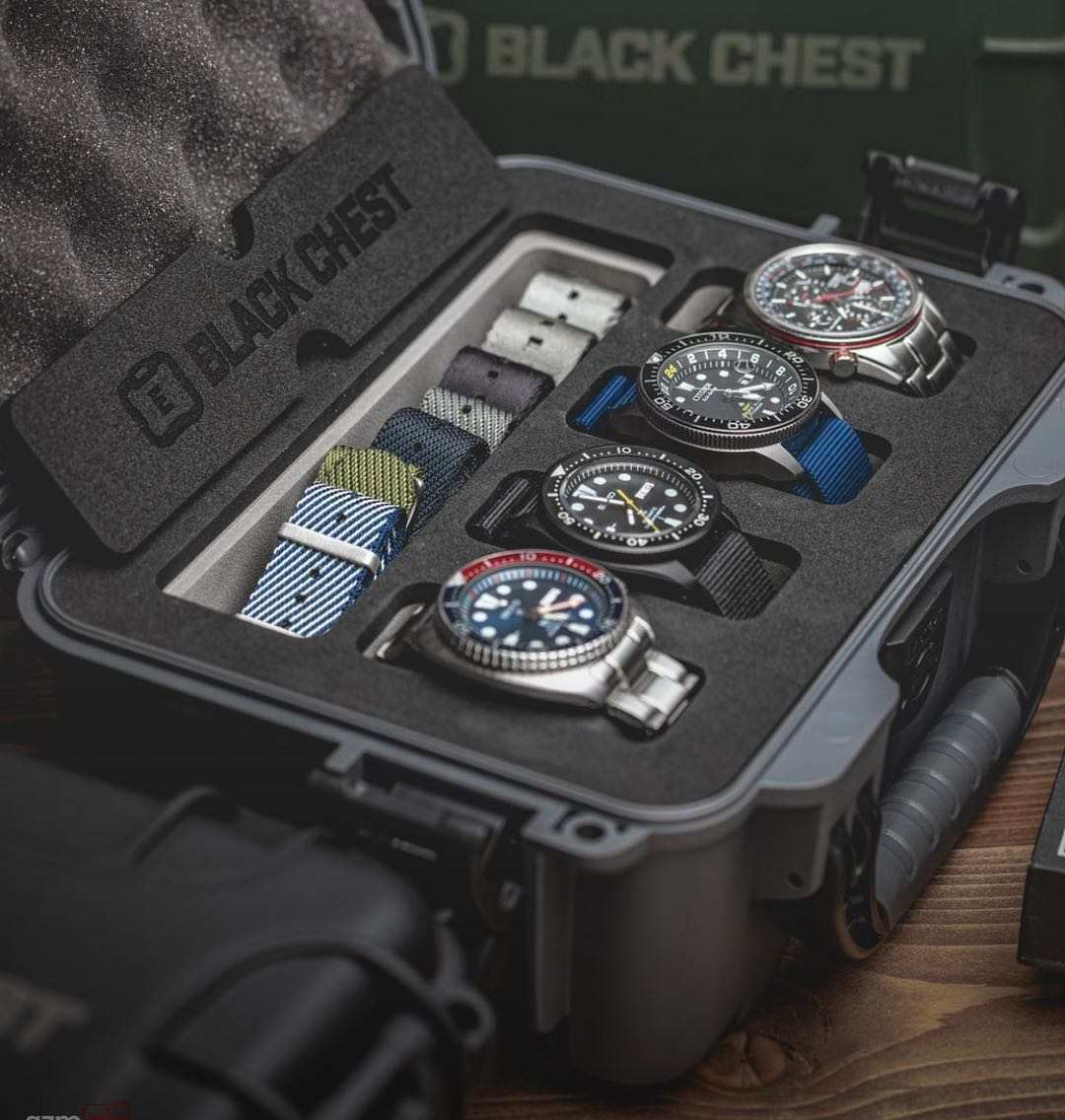 Watertight Waterproof Watch Box Crushproof IP67 11.02" X 9.05" X 3.86"