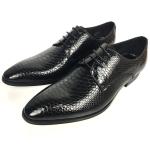 Toe Mens Black Dress Shoes , Italian Handmade Plain Toe Dress Shoes Men 2018