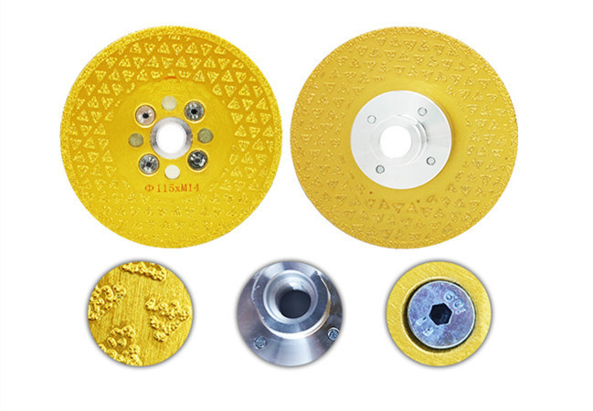 Vacuum Brazed 115mm Angle Grinder Tile Blade Concrete Cutting