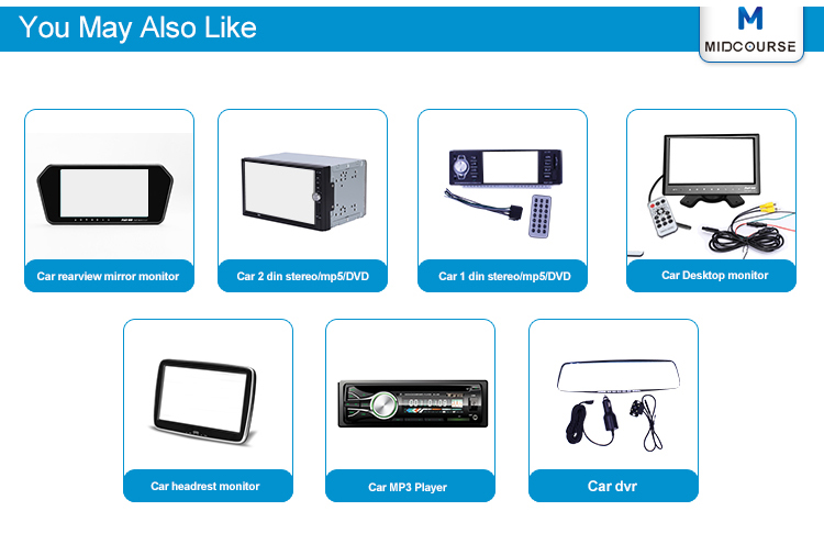Wholesale 7 inch monitor car stereo 2 din with 1080PMobile phone interconnection controlMain Control C200S