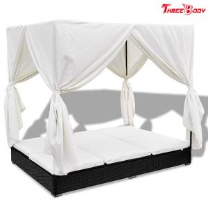 China Comfortable Outdoor Furniture Sofa , Cream White Outdoor Garden Furniture Lounge Sofa wholesale