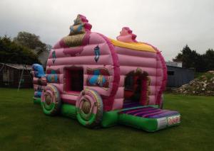 China Princess carriage inflatable jumping castle slide with lead free material on sale for kids parties wholesale