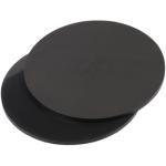ROHS Compliant Fiber Optic Polishing Tools Rubber Glass Polishing Pad Black