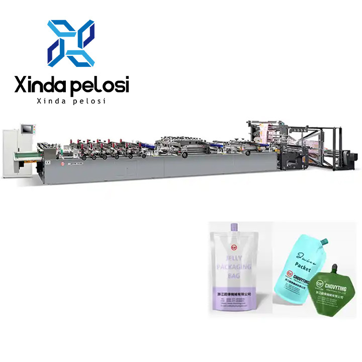 Custom Special Shape PA/PE 3 Sides Seal Liquid Bag Making Machine Automatic