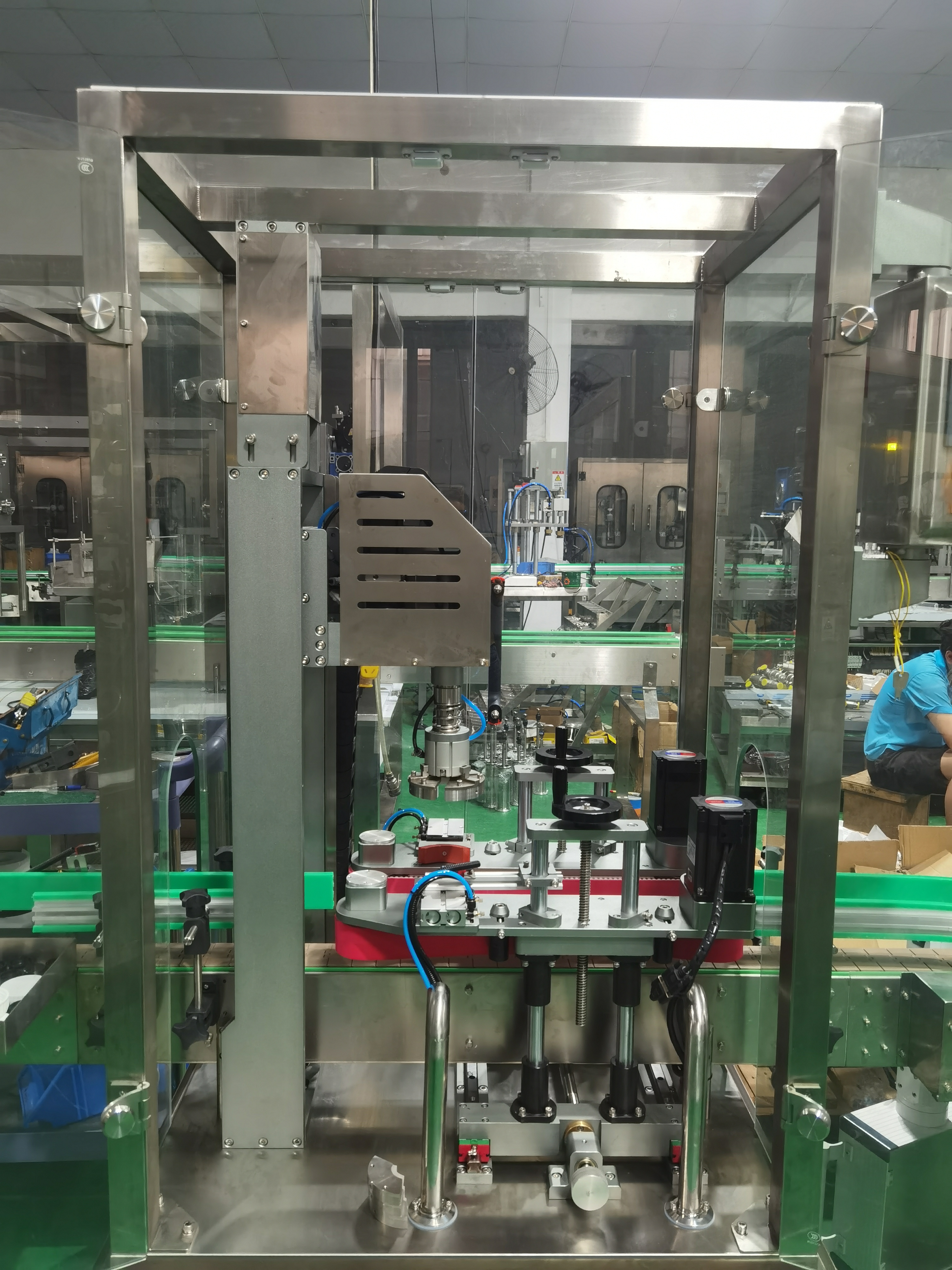 Custom-built Liquid Pasty Fluid Filling Equipment with Video Outgoing-Inspection and 1
