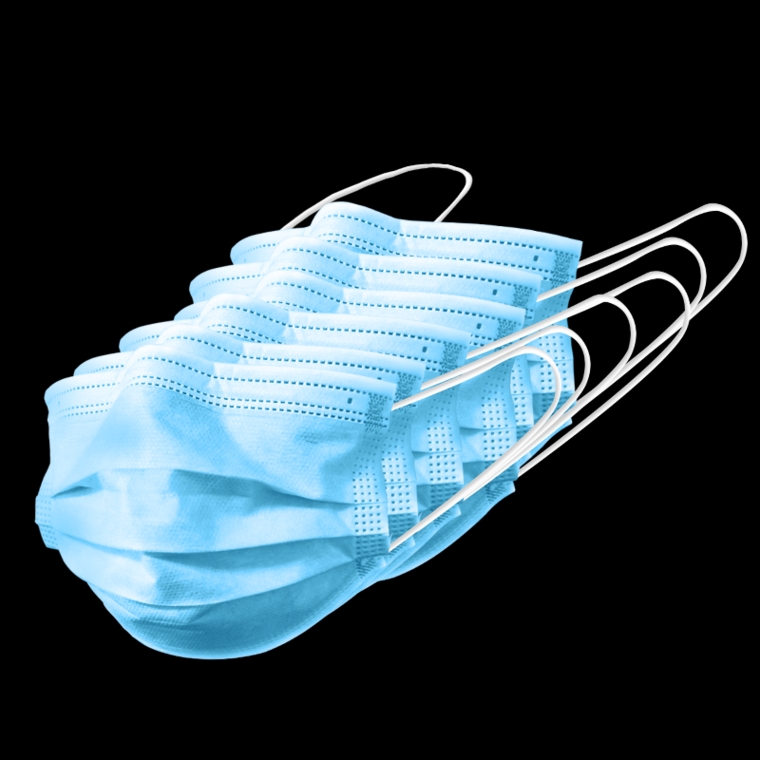 Durable Medical Protective Mask Non Woven Water Proof Breathable Class II