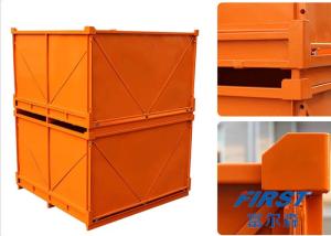China Warehouse 150KGS Capacity Steel Q235 Folding Pallet Box wholesale