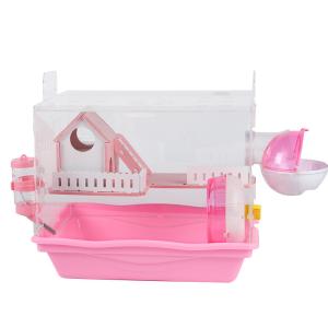 China Breathable Large Plastic Double Layer Hamster Cage 37mm Length wholesale