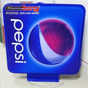 China wall mounted round rotating led sign light box wholesale