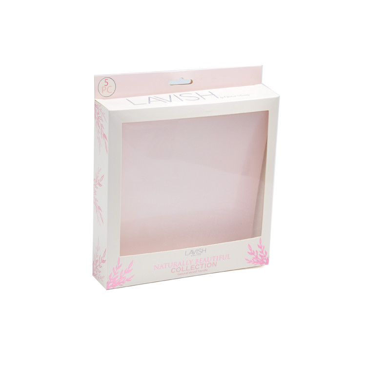 DIY Kraft Custom Paper Packaging Box With Window Personalized Product Packaging