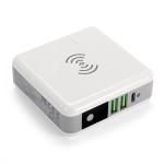 ABS PC 6700mAh QI Enable Devices Travel Charger Power Bank