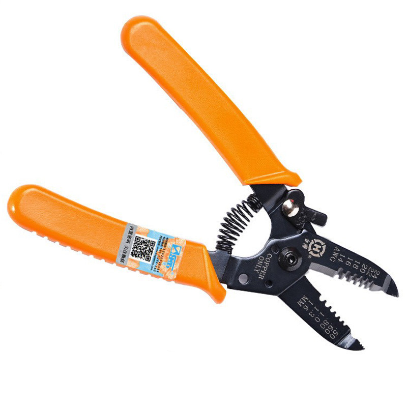 Steel Fiber Optic Loose Tube Cutter 171mm length Fiber Cable Jacket Stripping Tool