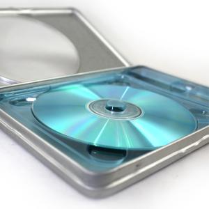 China factory direct stock silver metal DVD tin cases wholesale