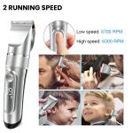 IPX6 Waterproof FCC Hair Trimmer Set For Men Skinsafe Five Speed Adjustment