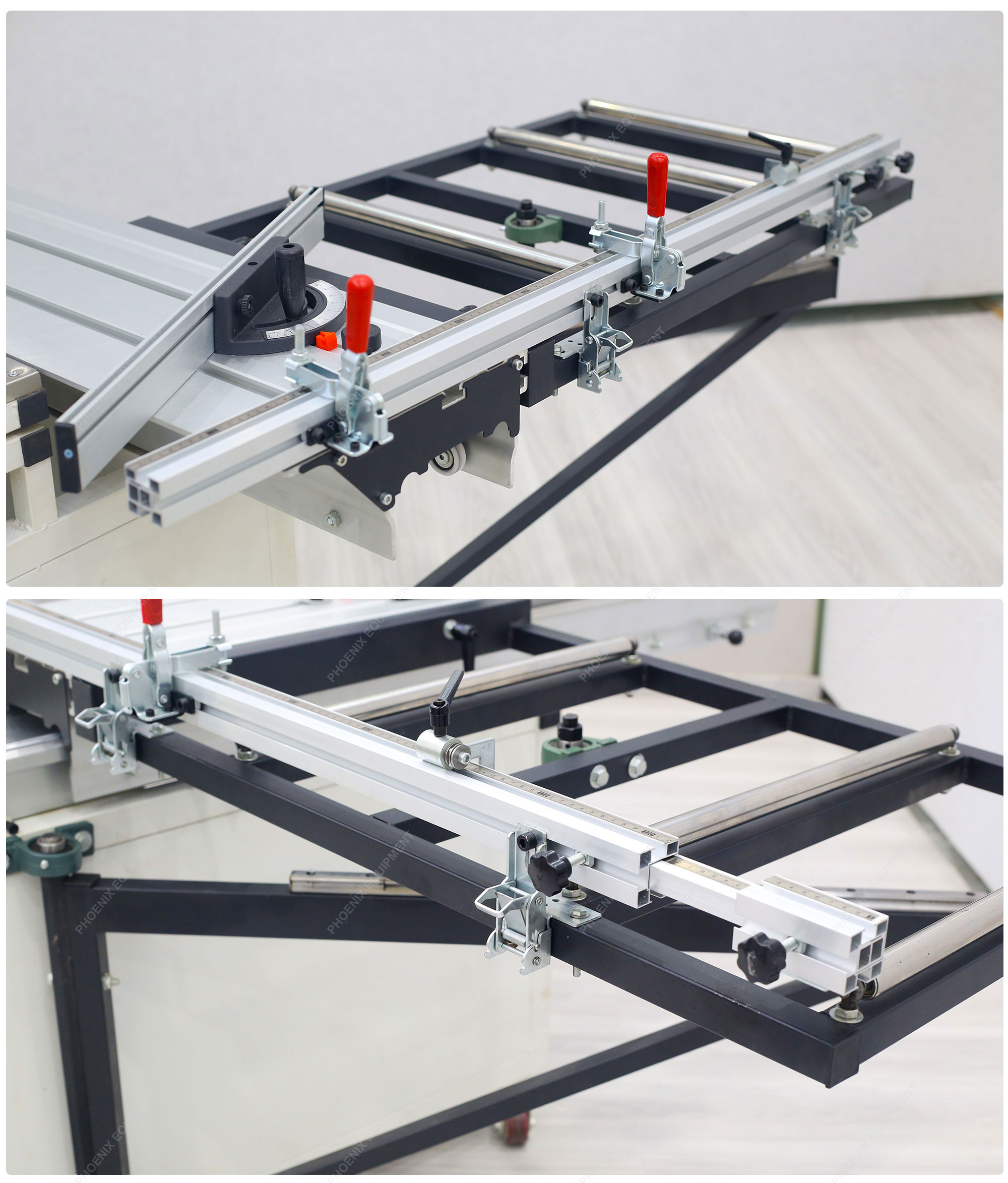 Precision Automatic Sliding Mitre Saw for Plywood Panels in Manufacturing Plants