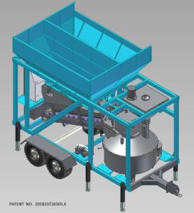 China Small Mini Mobile Concrete Batching Plant 30m³/h Fast Moving wholesale