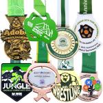 Marathon Running Sports Medal Custom Award Medal Bronze Plated
