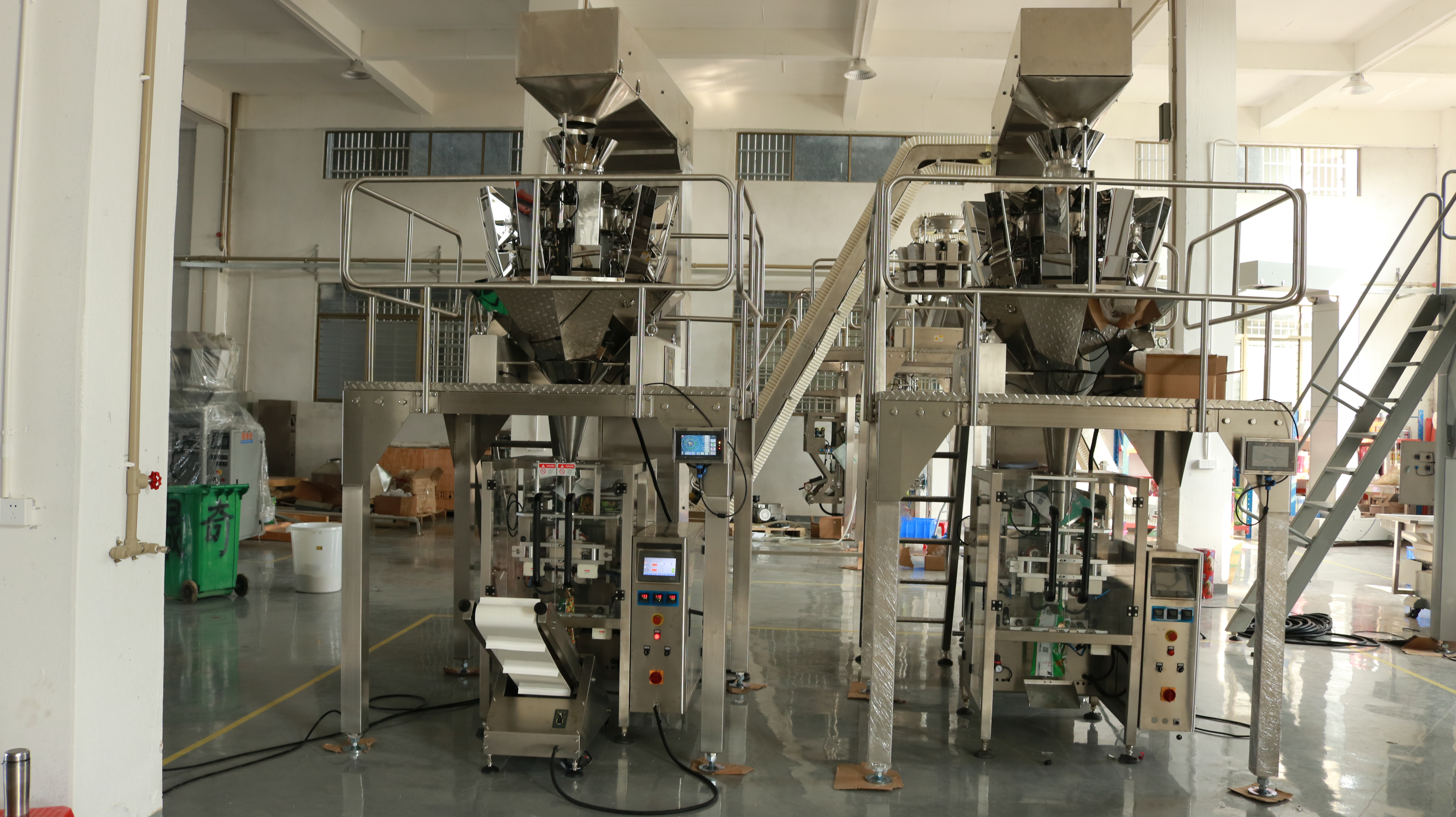 Food Packing With Scale Automatic Weighing Multihead Weigher
