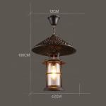 Industrial Rustiy Vintage Pendant Lamps Wooden Pendant Light Oem Odm Service