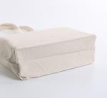 Heavy Duty Cotton Canvas Travel Tote Bag White / Beige / Black For Teenagers