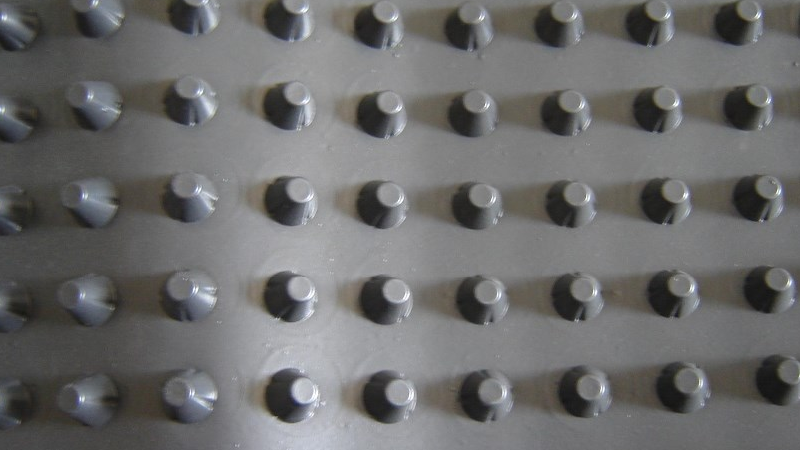 HDPE Greenroof Drainage Membrane 12mm Thickness 2m Dimple Waterproof and Storage Board