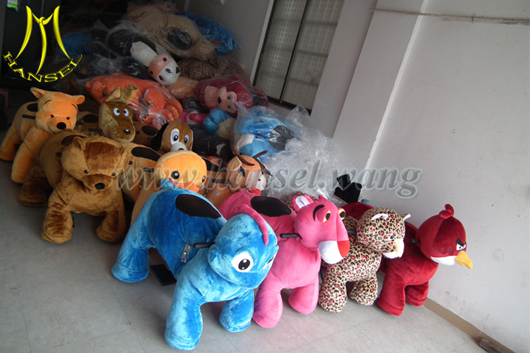 Hansel battery operated walking animal rides for mall