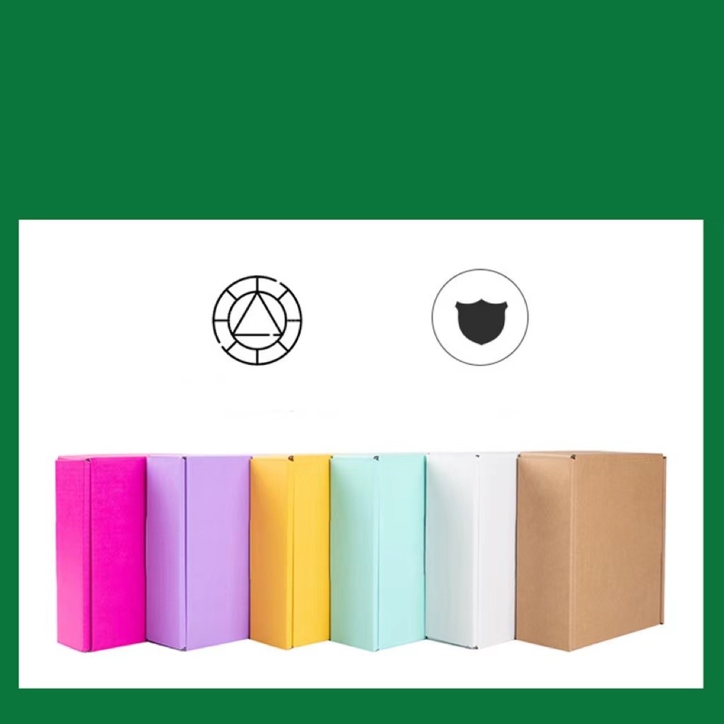 Gift Packaging Rectangle Corrugated Paper Box CMYK UV Printing