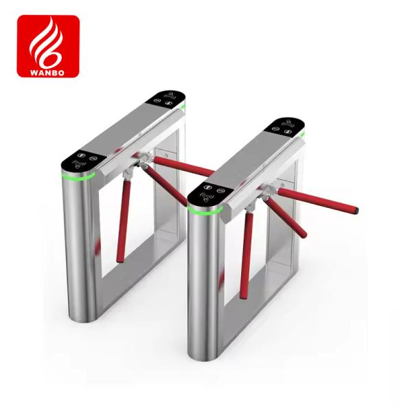 Tripod Turnstile Barcode Fingerprint Access Control System Automatic Door