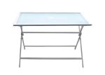 Square Tempered Glass Patio Table