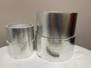 China Self Adhesive FSK Reinforced Aluminium Foil Duct Tape Fire Resistant wholesale