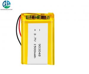 China RoHS KC Lipo Battery Pack 903048 , 110807 3.7v 1000mah Lipo Battery wholesale