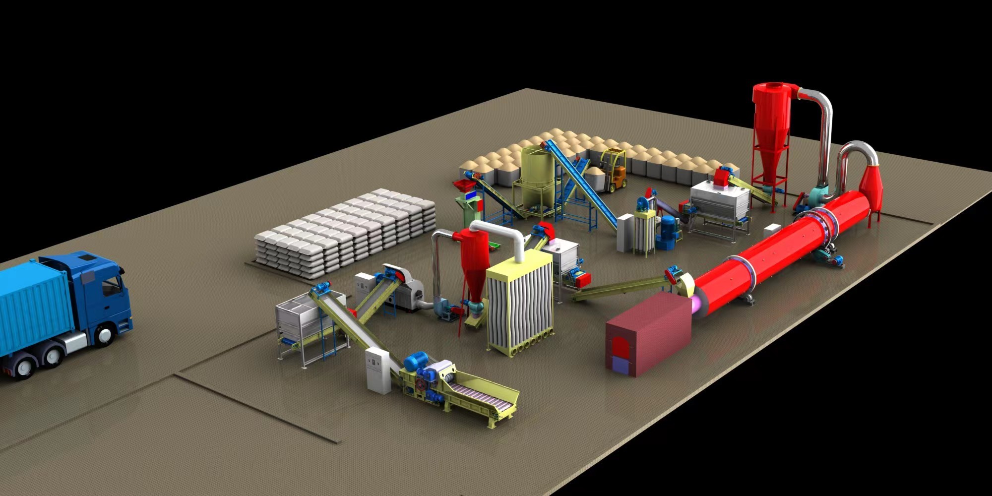 High capacity vertical ring die biomass pellet machine sawdust processing wood pellet machine with CE
