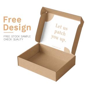 China Colored Corrugated Cardboard Mailer Boxes Folding Efluting Packaging For Blouse wholesale