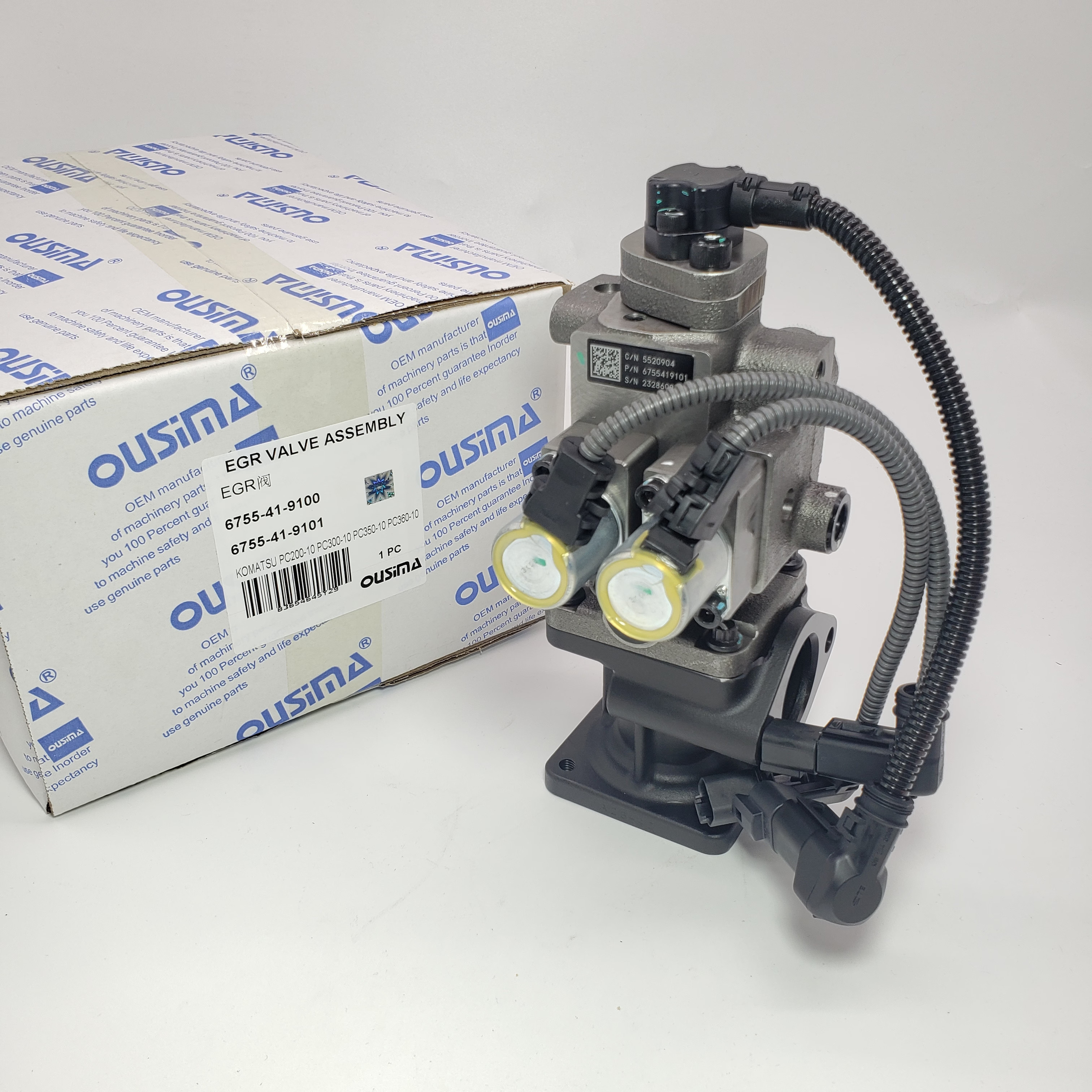 EGR Valve 6755-41-9100 6755-41-9101 For KOMATSU PC240 PC290 PC360 PC390 PC390LL SAA6D107E WA320 WA380