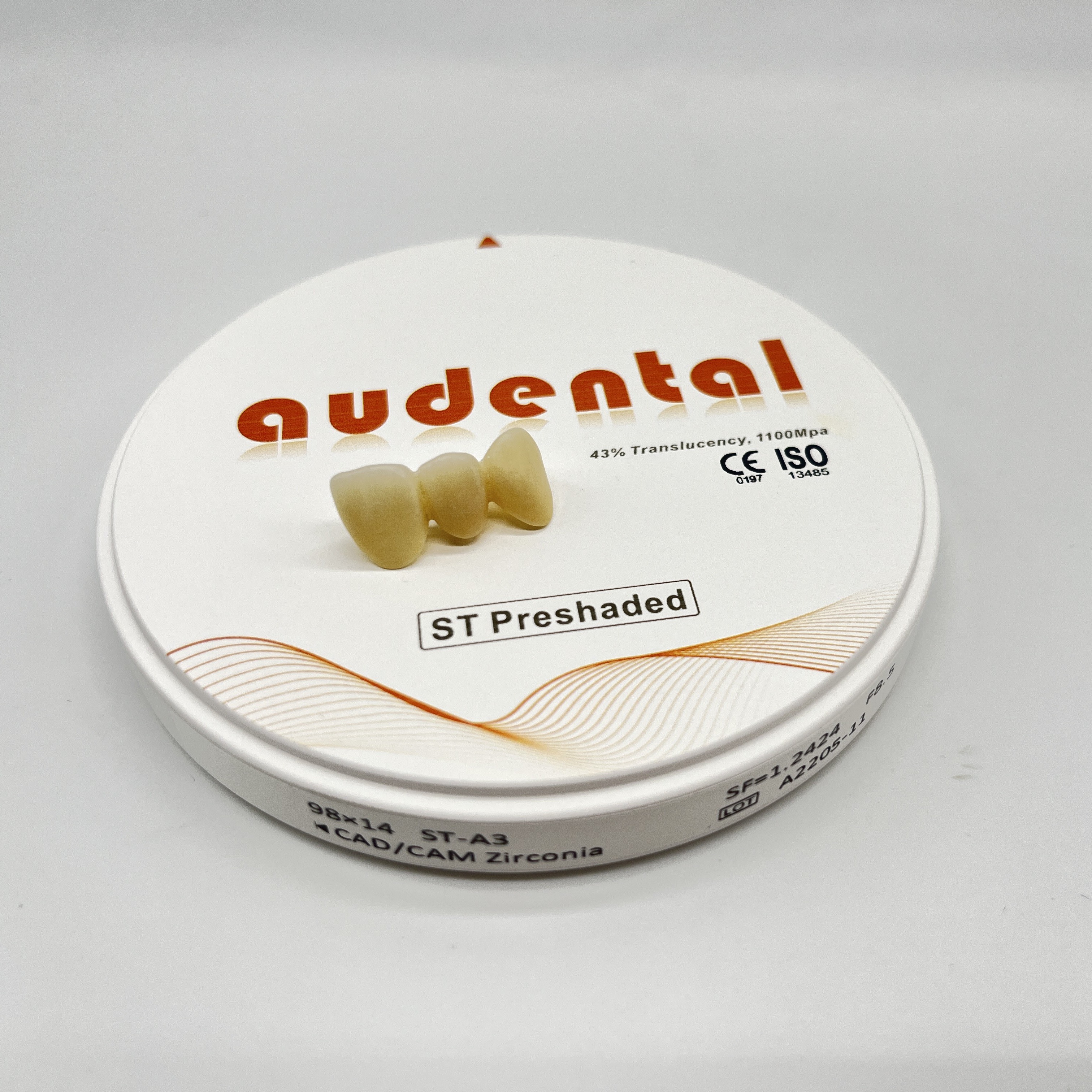 Dental Lab ST Plus Preshade Dental Zirconia Block High Translucency and Strength