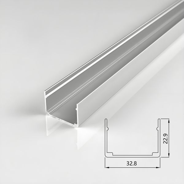 30*20 Flexible Silicone Neon Light Accessories Silver LED Neon Flex Clips