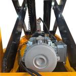 1 Ton 1300mmx820mm Hydraulic Double Scissor Lift Table Cart 70.08in