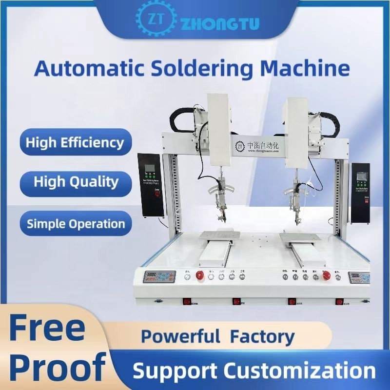 Accurate Tin Feeding Automatic Soldering Machine for Intuitive Display and Real-time Monitoring in Manufacturing Plants