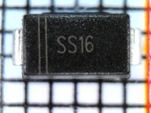 China Schottky Diode SS16 SMA 1A 60V For LED Driver wholesale
